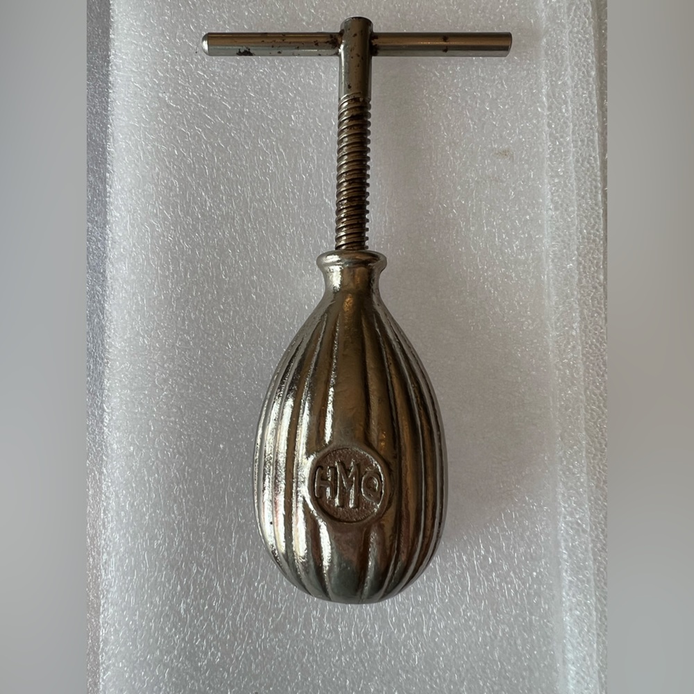 Vintage HMQ Nickel Plated Nut Cracker